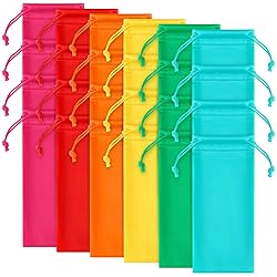 Shinylin 24 Pcs Sunglass Pouch Drawstring