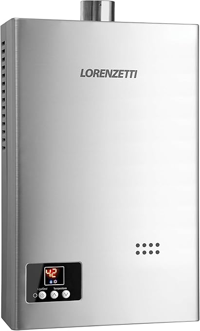 Aquecedor A Gás Lz 1600d-i Glp 15, 0 Lts/min Lorenzetti Inox