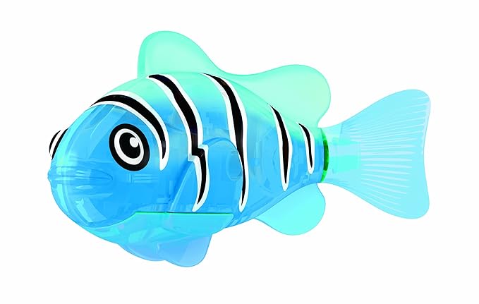 Goliath 32546 Robo-Fisch Blue Beacon | Buntes LED-Licht | Lebensechte Bewegungen | Wasserspaß für Kinder | elektronisches Was