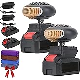 2026 New Battery Operated Heater, Battery Powered Heater, 1500mah Rechargeable Space Heater with Anti-Tilt, Quiet Long Heatin