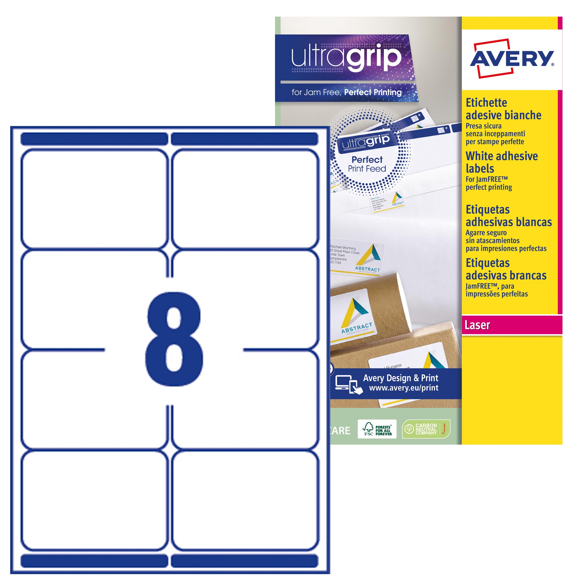 Avery L7165-100 Labels White