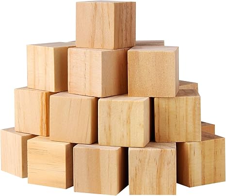 4 inch wooden blocks