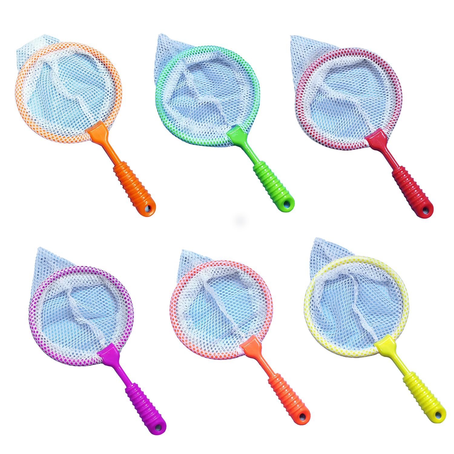 RmKbe Outdoor Fishing Net Children Plastic Fishing Nets Telescopic Butterfly Net Childs Fishing Bug Catcher for Kids Playing (12) (Random Color)