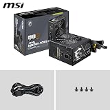 MSI MAG A650BN 650W ATX 3.1 PSU PCIe 5.1 12V Dual 6+2 Cables Bronze view 7