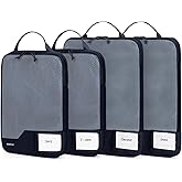 ECOHUB 4 Set /6 Set Packing Cubes for Travel Durable Suitcase Organizer Bags Set with Personalized Tag Various Sizes Travel Essentials Traveling Accessories for Luggage Machine Washable