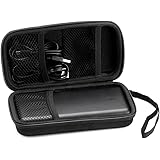 EasyAcc Custodia Caricabatterie Portatile Powerbank Hard Disk Eva Borsa Protettiva per 20100mAh/20000mAh/26000mAh Anker PowerCore Aukey RAVPower VOOE Esterna Batteria Cavo per Memoria Nero