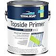 TotalBoat Marine Topside Boat Paint Primer for Fiberglass and Wood (Gray), 1 Gallon (Pack of 1)