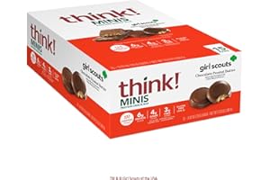 think! Girl Scout Minis, Chocolate Peanut Butter,15 Count