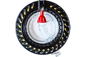 MAIFLHMAI Kite String Reel,Kite Line Winder Come with Lock,8 inches Kite Wheel and Line - Smooth Winding & Enhanced Control for Outdoor Kites, Ideal for Kids, Adults and Toddlers (8 inches Black)