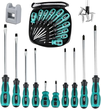 Anesty 10pc Screwdriver Set Magnetic Chrome Vanadium