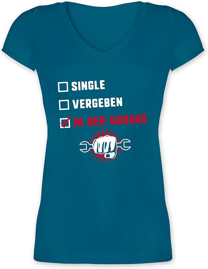 Shirtracer Sprüche Statement mit Spruch Single Vergeben In der