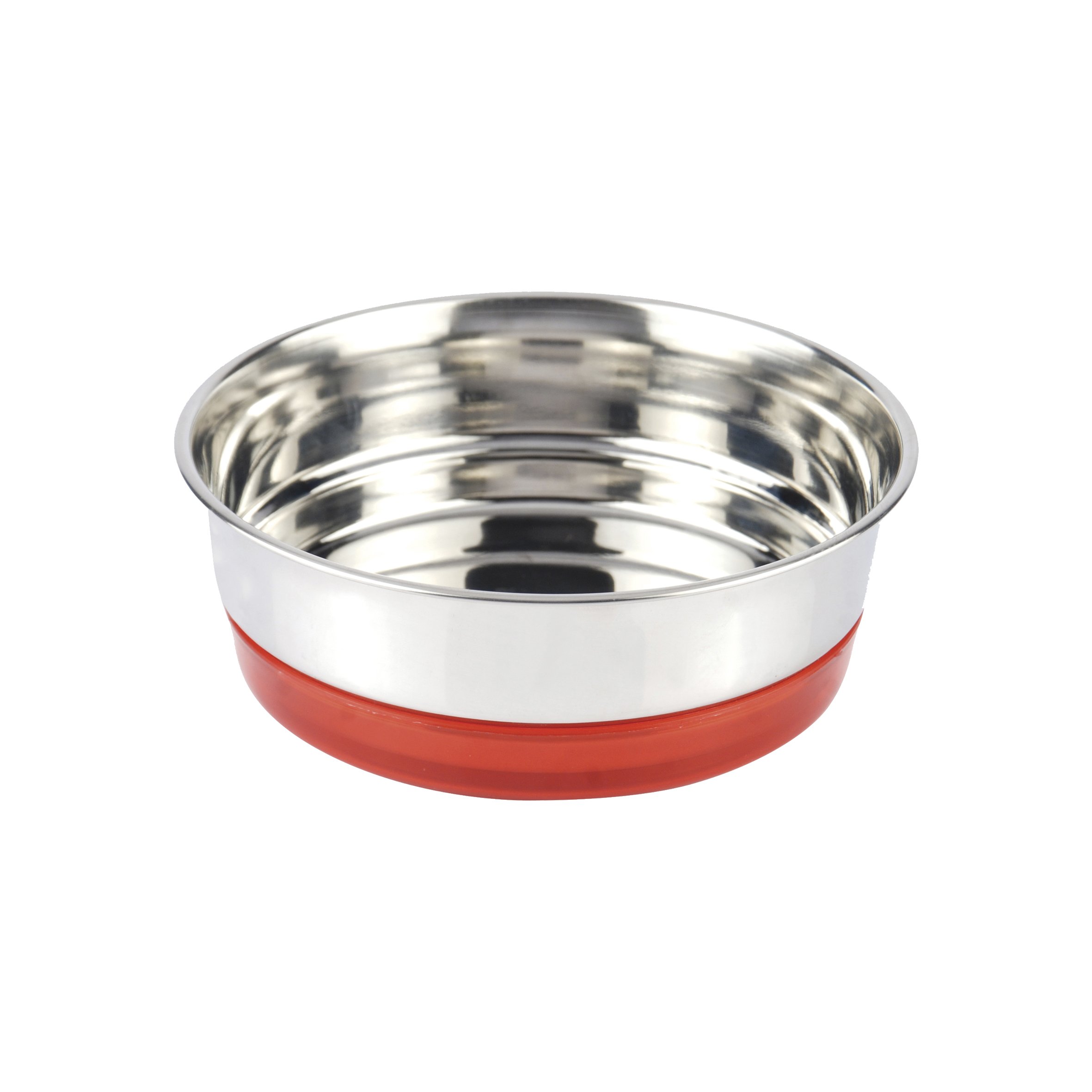 CROCI Steel Bowl Fluo, 820 ml, Red