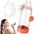 Ramixi Adult & Kids Inhaler Spacer - Orange, Compatible with OTC MDIs