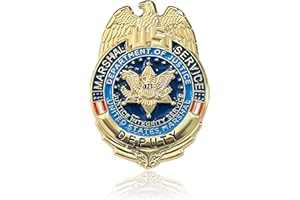 AUNVITO Nickel-Brass Opulent Shield Badge, Enamel Plating, Identification Badge for Costumes and Cosplays/Style 4