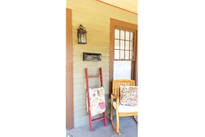 BARNWOODUSA LLC Blanket Ladder 4 Foot Fully Assembled | 48 Inch Rustic Reclaimed Wood Ladder for Blankets, Quilts, Towels, Throws, Decorative Items | Farmhouse Wall Leaning Ladder | Rustic Red by BarnwoodUSA