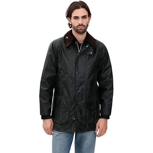 Barbour Men's Sapper Waxed Jacket (XXL, Black) at Amazon Men's