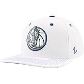 ZHATS NBA Unisex-Adult NBA Officially Licensed Adjustable Snapback Hat Flat Bill Z11 Pop White