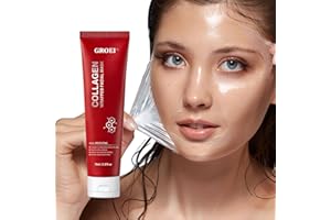 Collagen Peel Off Face Mask, 70ml Hydrating Facial Mask with Hydrolyzed Collagen and Hyaluronic Acid, Gentle Pore-Clearing Ma