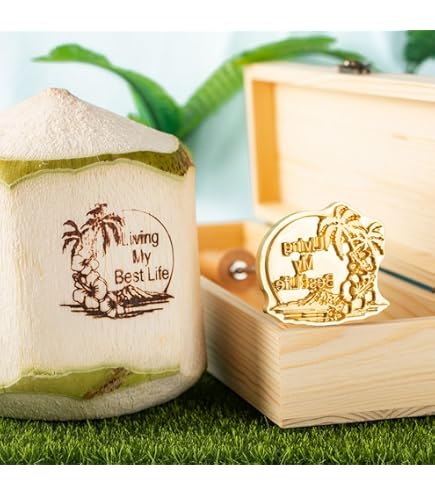 Amazon.com: Deironply Custom Coconut Branding Stamp - Personalized