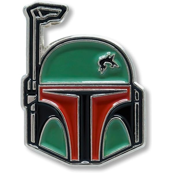Funko Pop! Enamel Pin XXL – The Mandalorian Boba Fett Neon Dark Side – Broche Émail Collector Star Wars