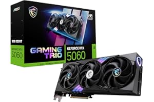MSI Gaming RTX 5060 8G Gaming Trio OC Graphics Card (8GB GDDR7,TBA-bit, Extreme Performance: 2640 MHz, DisplayPort x3 2.1a, H