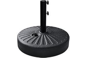 EliteShade Umbrella Base Water Filled Stand Market Patio Outdoor Heavy Duty Umbrella Holder(Black)