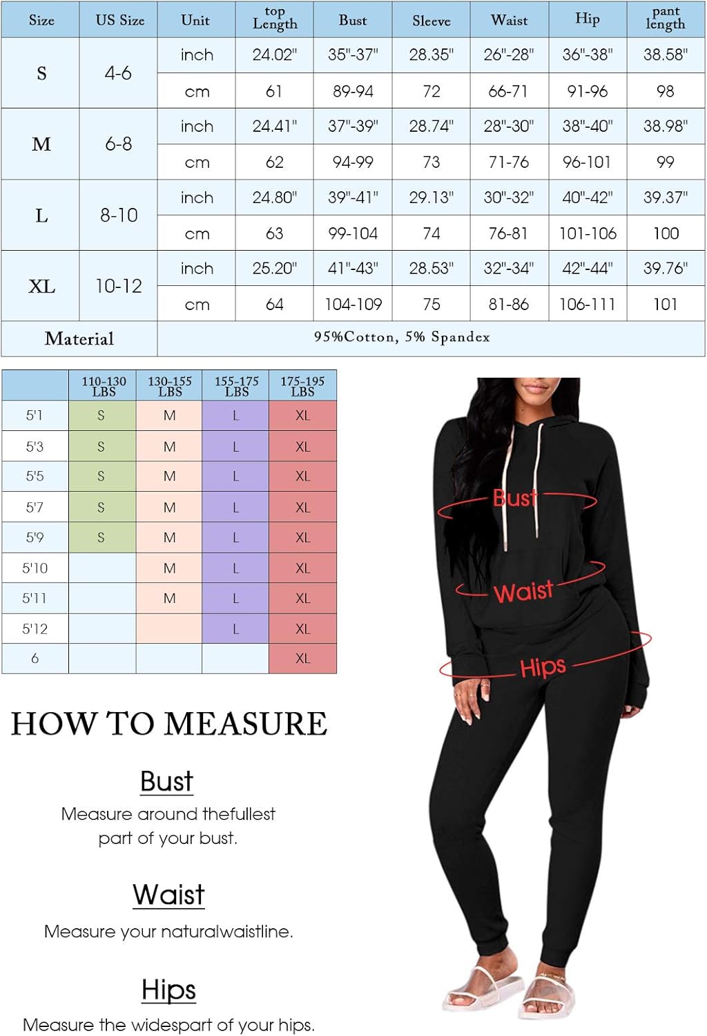 FUPHINE Women's Tie Dye Jogger Outfit Sweatsuit 2 Piece Sweatshirt Long Sleeve Hooded and Pants Lounge Sets Tracksuit Black at  Women’s Clothing store
