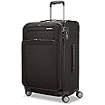 Samsonite Lineate DLX Softside Expandable Luggage with Spinner Wheels, Black