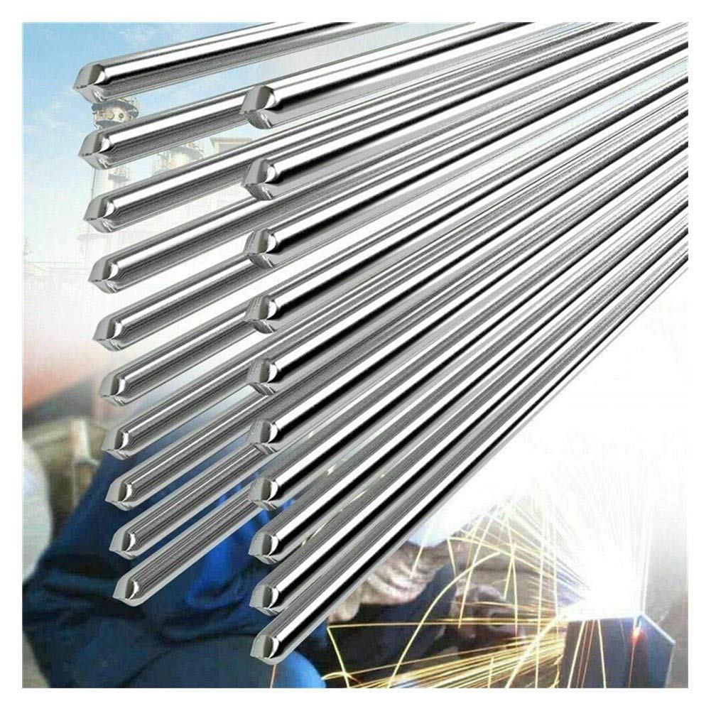 10 PCS 2.0MM 50CM Low Temperature Aluminum Welding Wire, Convenient Durable Al Soldering Rod No Need Solder Powder