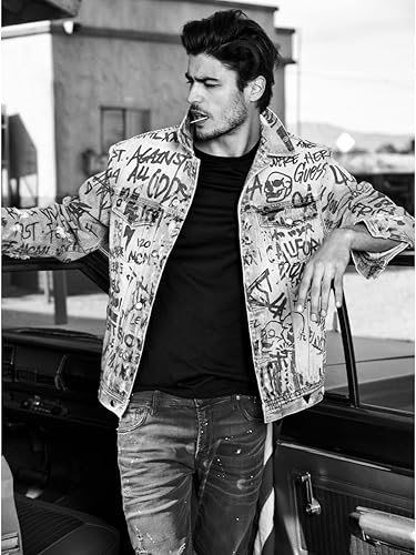 jaqueta jeans guess masculina