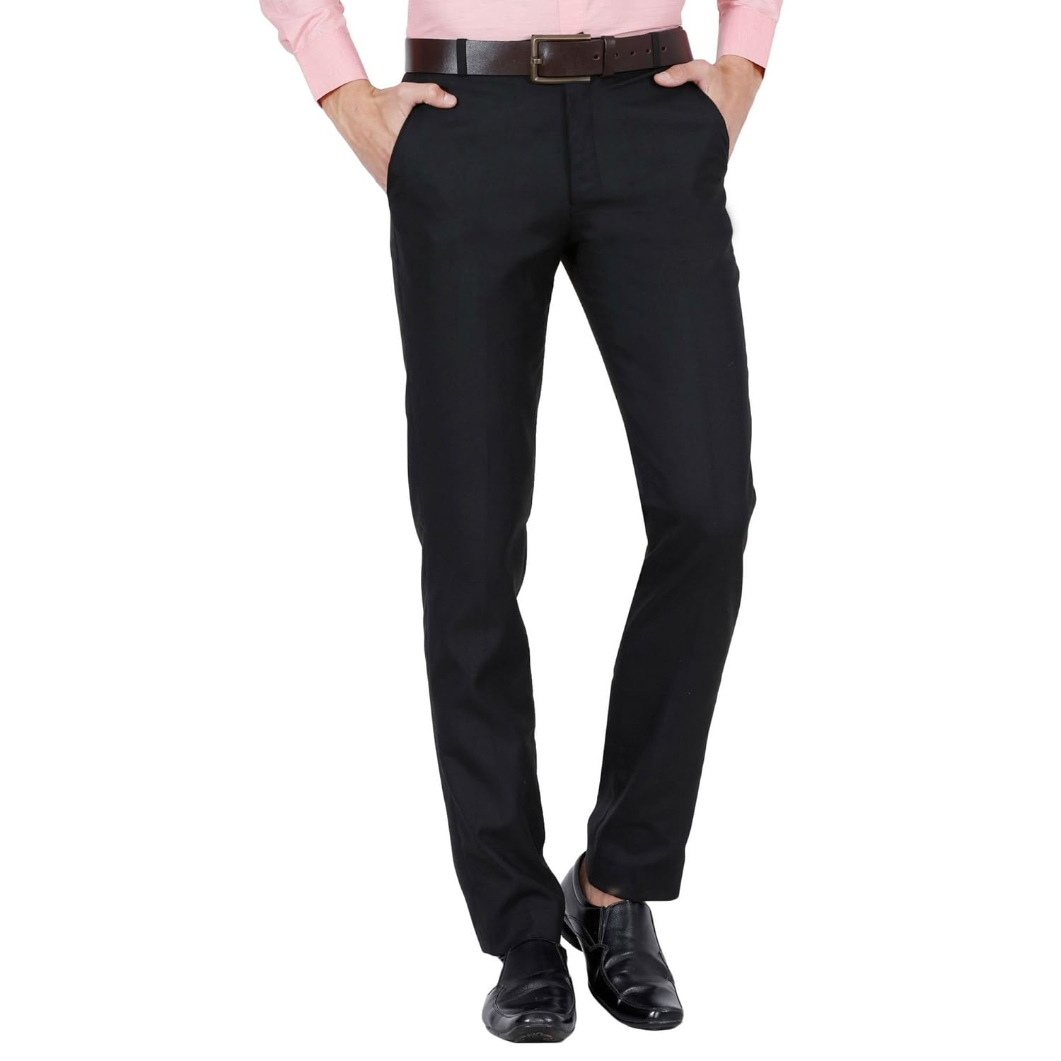 fashion freak mens formal pant (black - trouser) (ff001)