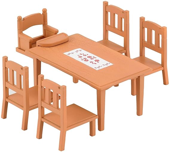 Amazon.es: Sylvanian Families 4506 - Mesa y sillas de comedor ...