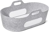 Snuz SnuzBaskit Moses Basket with Mattress & Folding Stand Light Grey view 7