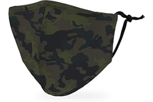 WEDDINGSTAR 3-Ply Kid's Washable Cloth Face Mask Reusable and Adjustable with Filter Pocket