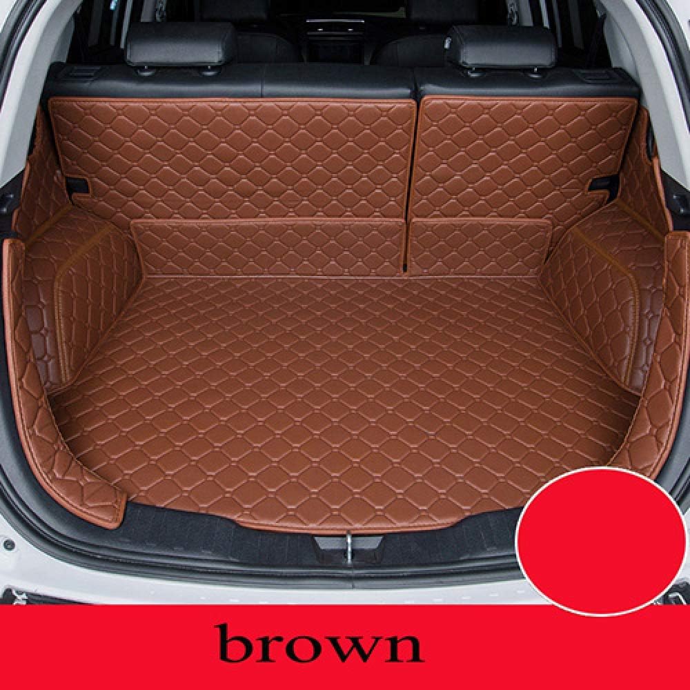 PXX Car Trunk Mat， for Peugeot All Models 206 508 301 307 3008 207 2008 308 407 Custom Car Mat Trunk Car Styling Car Accessories,Brown