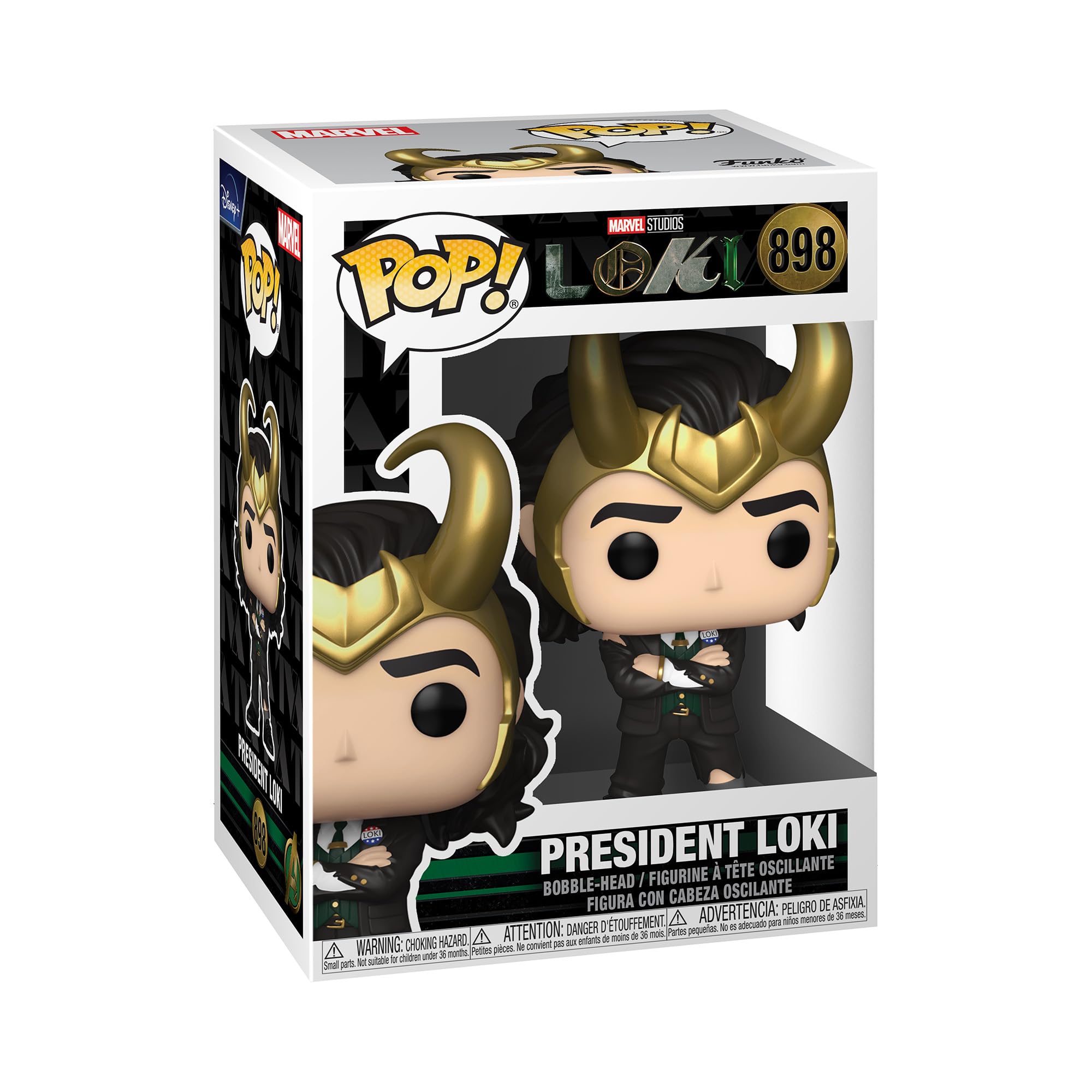 Funko POP! Marvel: Loki – President Loki - Collectable Vinyl Figure - Gift Idea - Official Merchandise - Toys for Kids & Adults - TV Fans - Model Figure for Collectors and Display