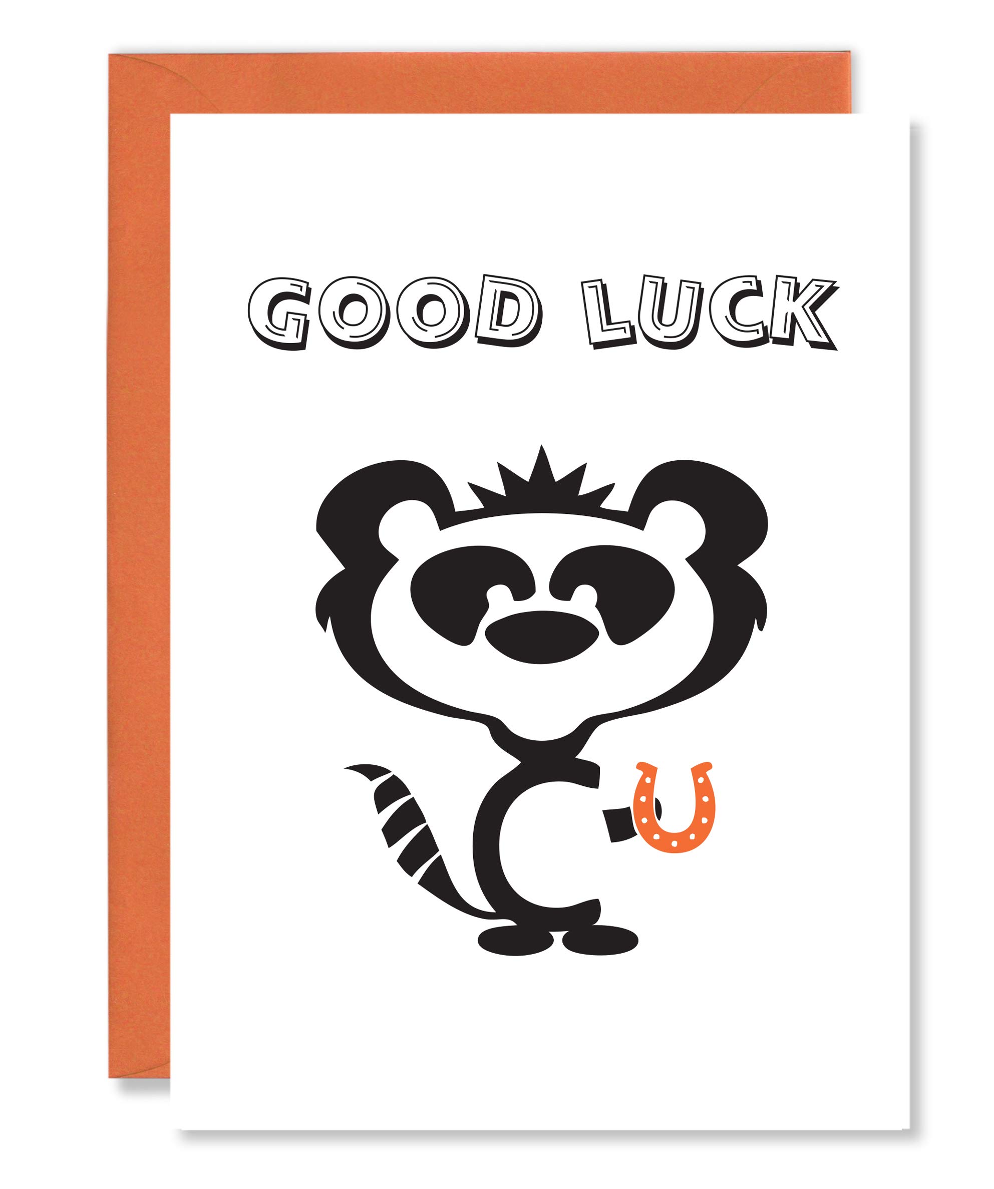 Curious Cards - Good Luck - Congratulations | Break a Leg | Well Done | Office Funny Encouragement Poem Verse Greetings Card sold by Card Candy