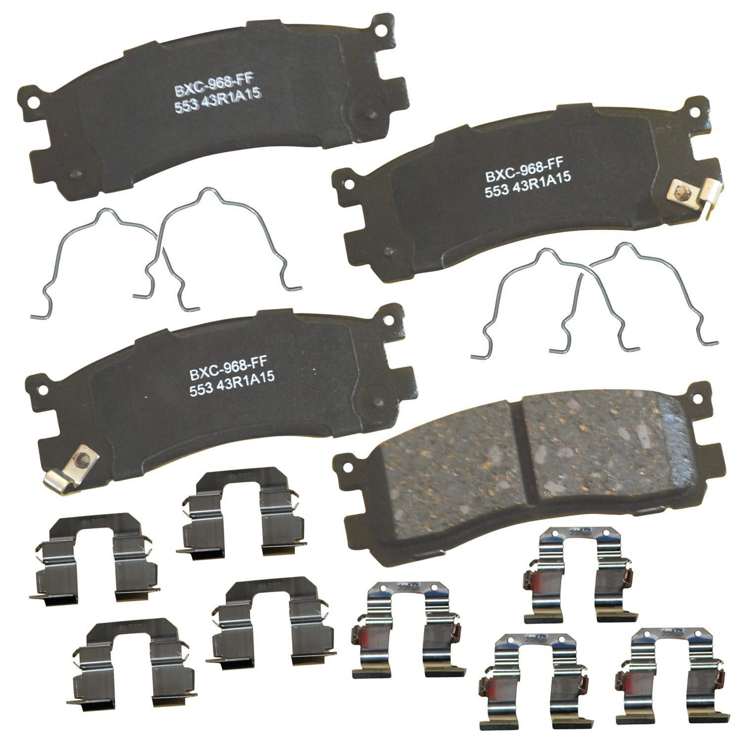 Bendix Premium SBC553 Ceramic Rear Brake Pads for Mazda 929 1995-1992, Millenia 2002-1995, MPV 1998-1993