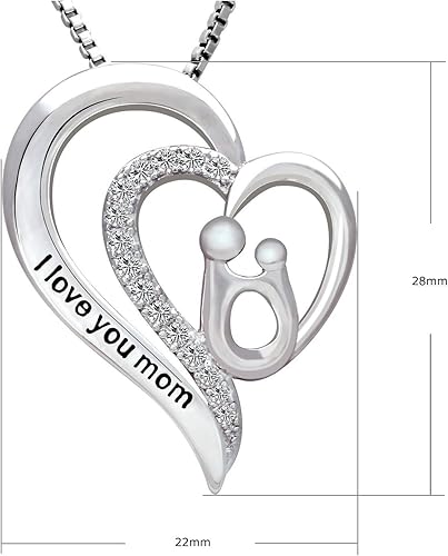 i love you mom necklace amazon