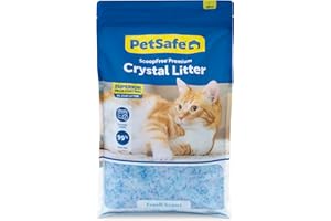 ScoopFree Premium Fresh Scent Crystal Litter, Superior Odor Control, Absorbs 5X Faster, Low Tracking for Less Mess, Lasts up 