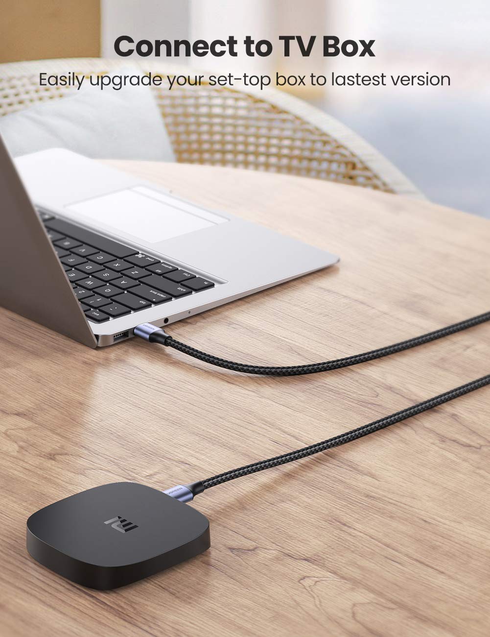 UGREEN USB to USB Cable 2 Pack USB 3.0 A to A Male Cable 1.5FT+1.5FT Nylon Braided USB 3.0 Cable Compatible with Hard Drive Enclosures, TV Box, DVD Player, Laptop Cooler and More: Industrial & Scientific