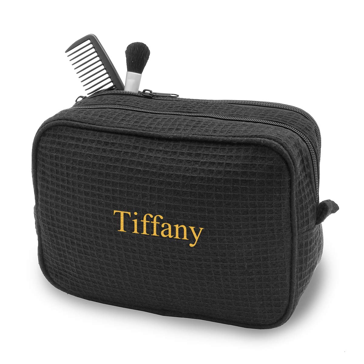 Best Personalized Waffle Makeup Bag
