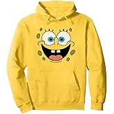 SpongeBob SquarePants Happy SpongeBob Face Cartoon Costume Pullover Hoodie