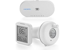 INKBIRD WiFi Gateway and Wireless Pool Thermometer, Connect to WiFi for Remote Monitoring, for Swimming, Pool Fish Pond, Aquarium etc.
