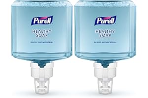 PURELL Brand HEALTHY SOAP 0.5% BAK Antimicrobial Foam, Lightly Fragranced, 1200 mL Refill for PURELL ES8 Automatic Soap Dispenser (Pack of 2) - 7779-02 - Manufactured by GOJO, Inc.