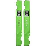 8TEN LawnRAZOR Blade Set for MTD White 42 inch Deck 742-0508 942-0508A 942-0499 942-0499A Hi Lift 2 Pack