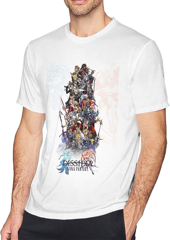 Amazon.com: Final Fantasy Men's Short Sleeve T Shirt Comfortable and Fashionable Tee Pure Cotton 