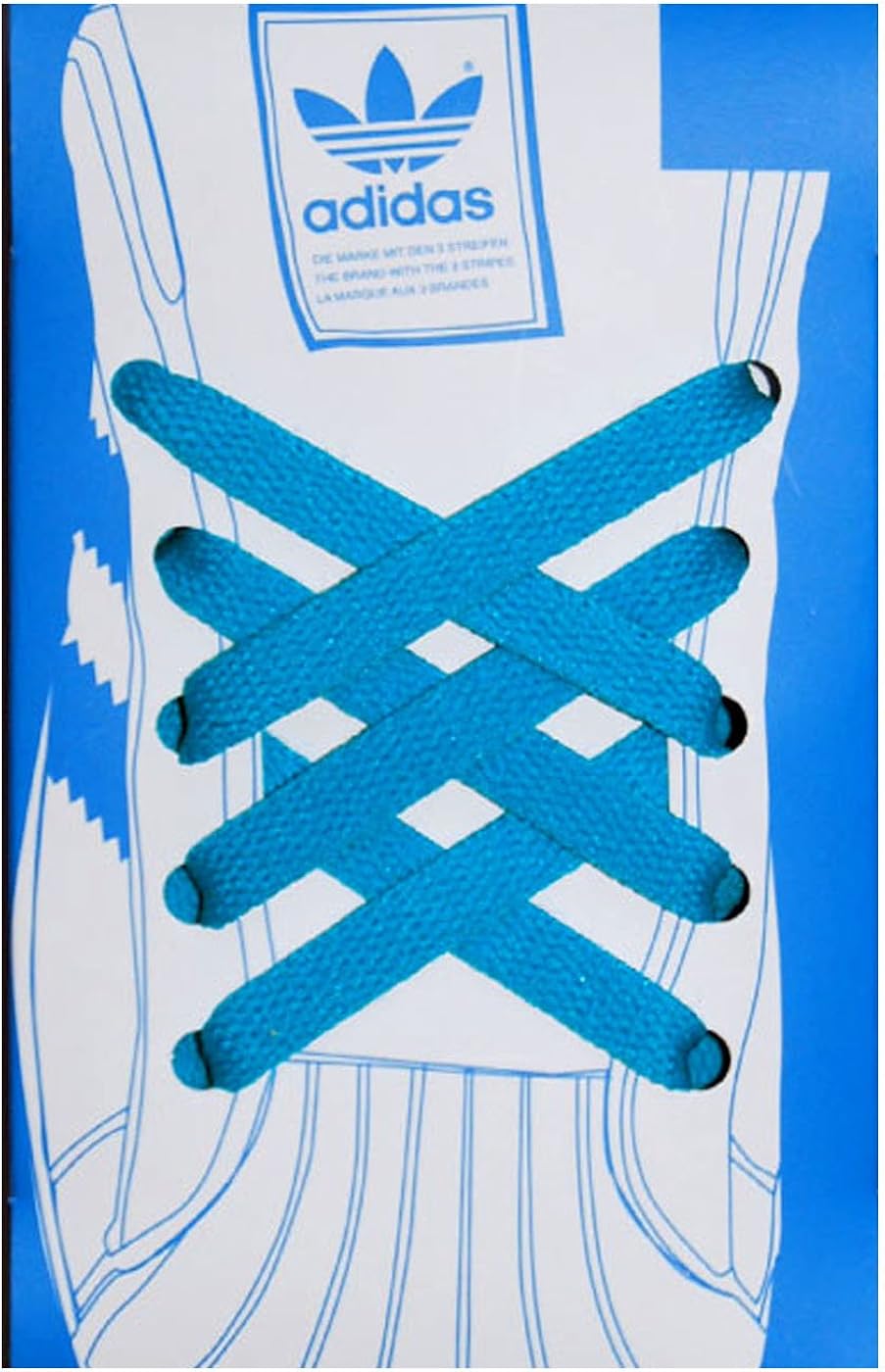 Adidas schnürsenkel blau Clearance