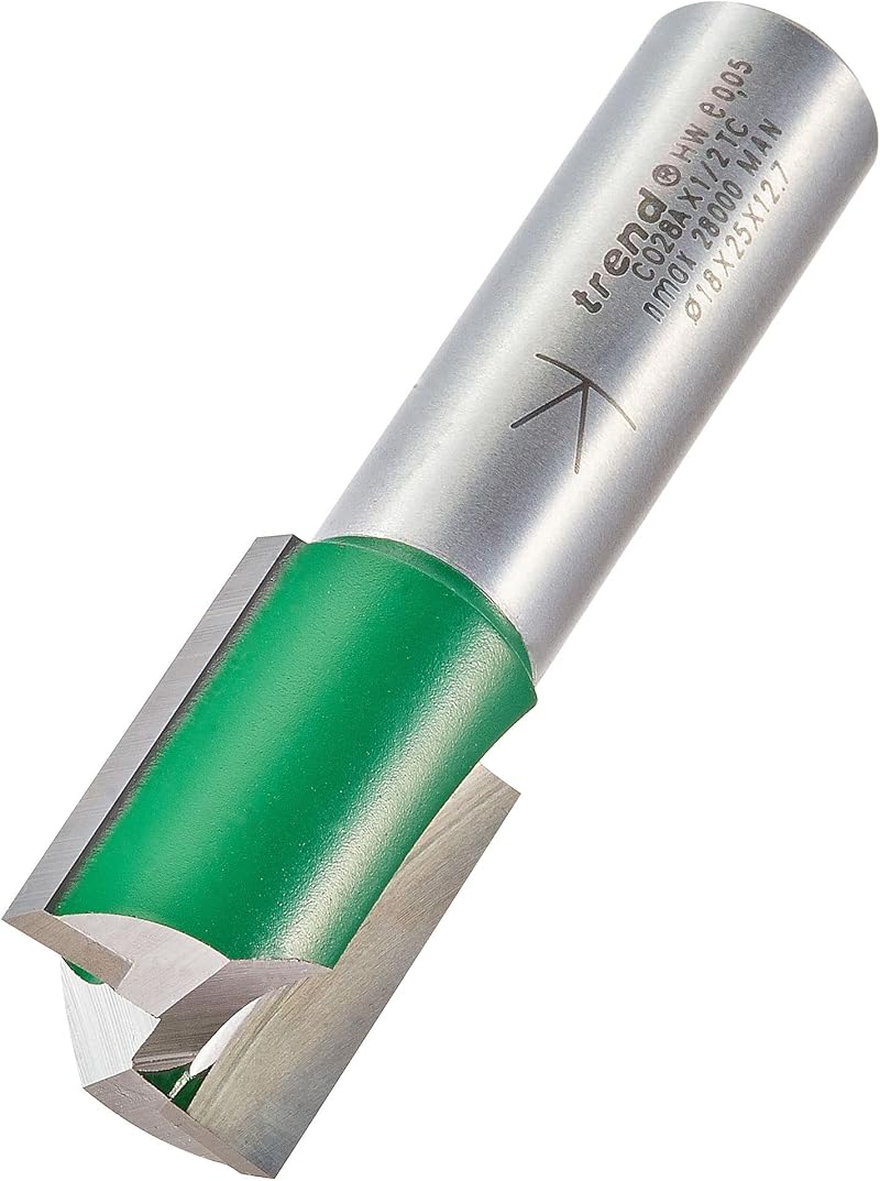 Trend Trend CraftPro Straight Router Cutter Bit 1/2 Inch Shank 18mm Ø
