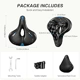 YOUNGDO Bicycle Saddle Gel Seat Ergonomic Breathable Shock Absorbing view 6